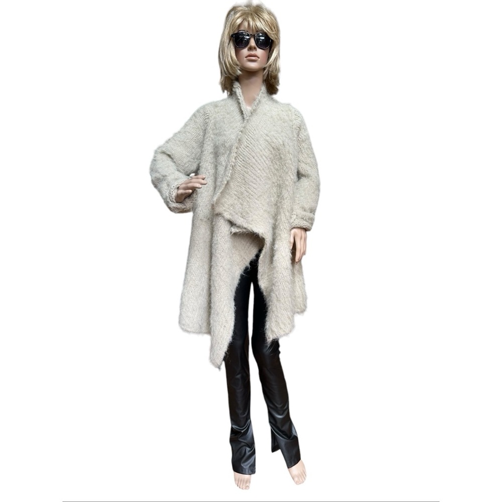 Zara Brushed Effect Knit Cardigan NWT Size S-M - Picture 5 of 16